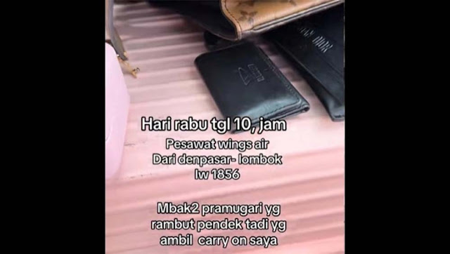 Kronologi Penumpang Wings Air Tuding Pramugari Kuras Emas dan Dollar di Pesawat