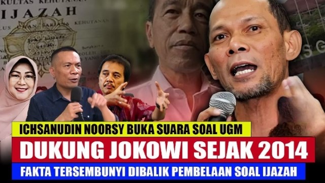 UGM Terlibat Bela Jokowi Sejak Lama, Ichsanuddin Noorsy Bongkar Nama Ini Jadi Aktor Utama!