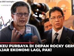 Gak Terima Jokowi Dianggap Tak Kerja, Menkeu Purbaya Semprot Rocky Gerung: Belajar Ekonomi Lagi Pak!