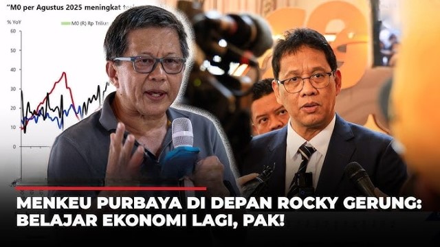 Gak Terima Jokowi Dianggap Tak Kerja, Menkeu Purbaya Semprot Rocky Gerung: Belajar Ekonomi Lagi Pak!