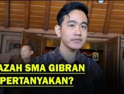 Riwayat Pendidikan Gibran di KPU Jadi Sorotan, Masa SMA Ditempuh 5 Tahun, Kok Bisa?