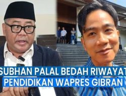 Subhan Palal: Jika Gibran Mundur, Indonesia Akan Adem!