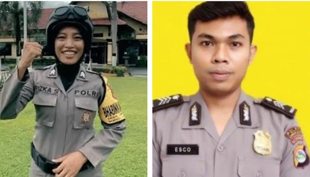 Polwan Briptu Rizka Syok Dengar Kematian Suaminya, Brigadir Esco, Ternyata Dia Pelakunya