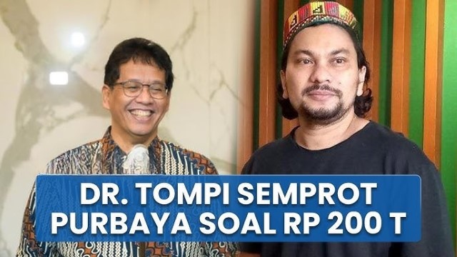Menohok! Tompi Kritik Menkeu Purbaya Soal Dana Rp200 Triliun