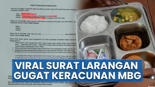 GEGER Surat Perjanjian MBG di Sleman hingga Blora: Jika Anak Keracunan, Ortu Wajib Diam!