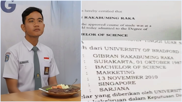 Publik Tersadar Pendidikan Gibran Amburadul, SMA di Luar Negeri 5 Tahun?