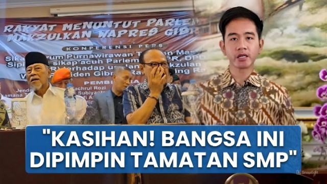 Bayangkan Negara Sebesar Indonesia Dipimpin Wakil Presiden Yang Cuma Lulusan SMP, Apa Kata Dunia?
