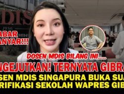 Mengejutkan! Tak Ditemukan Nama Gibran Sebagai Alumni Mahasiswa MDIS Singapura, Fufufafa Bohongi Publik?