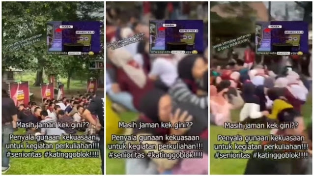 Viral Video Mahasiswa Baru UNSRI Dipaksa Ciuman oleh Senior saat Ospek