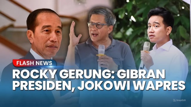 Jika Gibran Jadi Presiden, Rocky Gerung: Masalah Ijazah Jokowi-Kasus Fufufafa Selesai!
