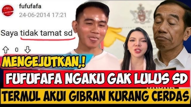 VIRAL Cuitan Lama Akun Fufufafa Saya Tidak Tamat SD, Pengamat: Ini Betul Si Gibran?