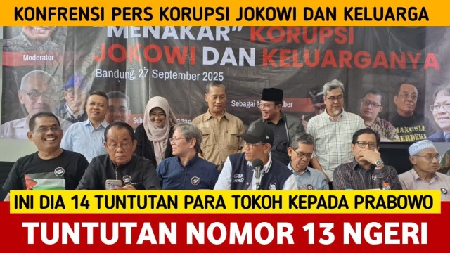 Gerakan Aksi Ummat Melawan Ketidakadilan: Menakar Korupsi  Jokowi & Keluarganya