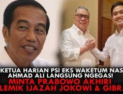LUCU! PSI Minta Prabowo Akhiri Polemik Ijazah Jokowi dan Gibran