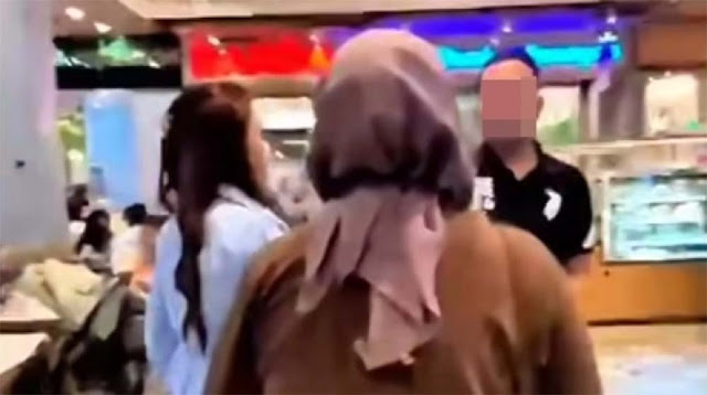 Detik-detik Istri Labrak Suami Jalan Bareng Wanita Diduga Selingkuhan di Pekanbaru