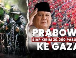 FPI Dukung Prabowo Kirim 20.000 Pasukan ke Palestina, Tolak Konsep Dua Negara!