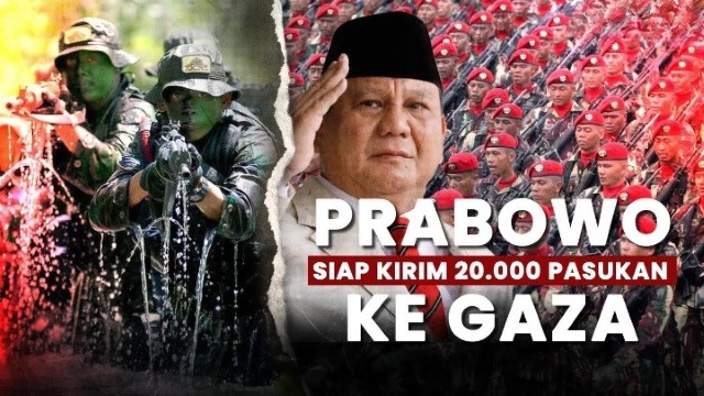 FPI Dukung Prabowo Kirim 20.000 Pasukan ke Palestina, Tolak Konsep Dua Negara!