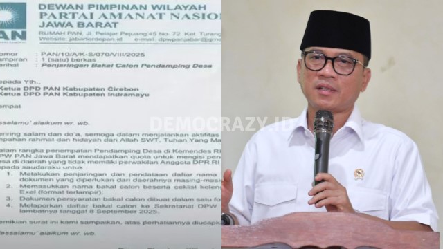 HEBOH Beredar Surat Jatah Kuota dari PAN, Muncul Dugaan Politisasi Rekrutmen Pendamping Desa