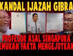 Guru Besar NTU Singapura Bongkar Pendidikan Gibran: MDIS Tak Keluarkan Ijazah, Hanya Jalankan Kurikulum Universitas Asing!