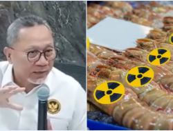 Ditolak AS, Zulhas Sebut Udang Kena Radioaktif Aman Dikonsumsi, Netizen: Suruh Anak Bininya Makan!