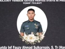 Letda Fauzi, Perwira Muda Lulusan AKMIL 2023 Asal Pangkep, Gugur Ditembak KKB OPM di Kiwirok