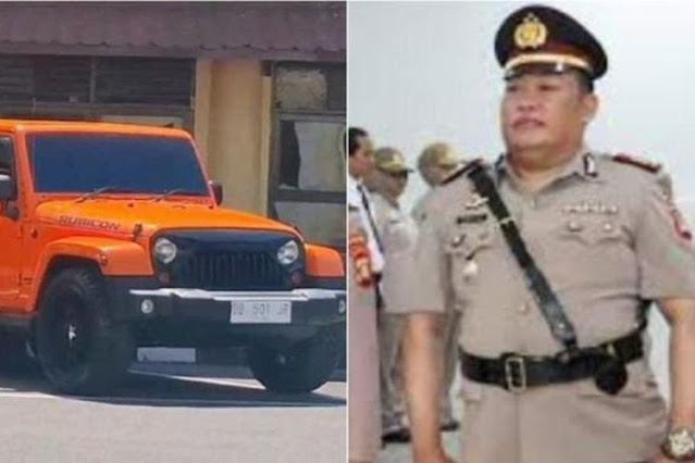 Polisi Makassar Pakai Rubicon Plat Palsu Cuma Ditegur, Kok Bisa Tidak Ditilang?