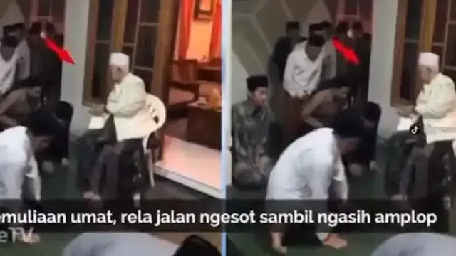 Santri Ngesot & Kiai Terima Amplop Tuai Kecaman, Dinilai Melecehkan Tradisi Islam