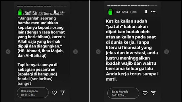 Anak Menkeu Kritik Pendidikan Pesantren: Sistem Feodal dan Budaya Penghormatan Berlebihan di Ponpes Lirboyo