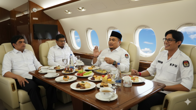 Ketua KPU Sewa Private Jet Rp 90 Miliar, Terungkap Perjalanan Mewah ke Bali hingga Kalsel!