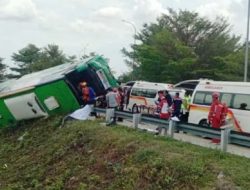 Bus Wisata Tabrakan di Tol Pemalang, 3 Tewas dan 19 Luka-luka