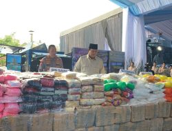 Prabowo Pimpin Pemusnahan 214,8 Ton Narkoba Senilai Rp 29,37 Triliun, Bukti Perang Total!