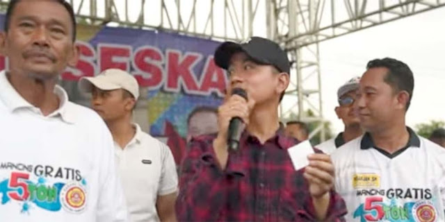 Gibran Rakabuming Bagi-Bagi Doorprize di Acara Mancing, Warganet Soroti Tugas Wapres yang Enteng Banget