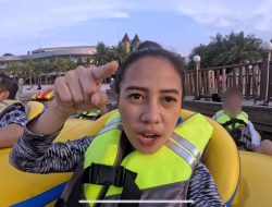Azia Naik Banana Boat: Panik, Mual, dan Aksi Kocaknya Bikin Ngakak!