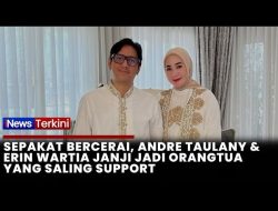 Andre Taulany dan Erin Resmi Cerai, Komitmen Utama Urus 3 Anak Bersama