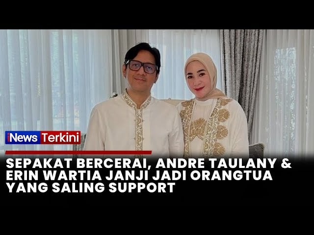 Andre Taulany dan Erin Resmi Cerai, Komitmen Utama Urus 3 Anak Bersama