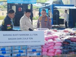 Gibran Absen di Pemusnahan Narkoba 214 Ton, Warganet Heboh & Bertanya-Tanya