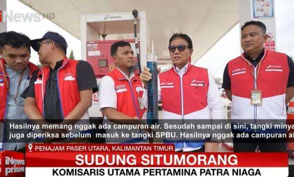 Pertamina Sidak SPBU di IKN, Pastikan BBM Bebas Air & Sesuai Standar