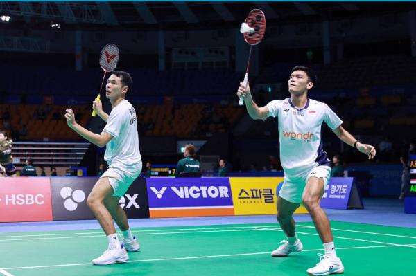 Fajar Alfian/Muhammad Shohibul Fikri Tantang Ganda Malaysia di Perempat Final Hylo Open 2025