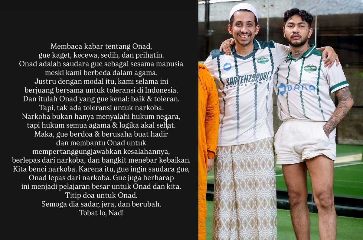 Onadio Leonardo Ditangkap karena Narkoba! Kronologi, Barang Bukti, dan Reaksi Husein Jafar