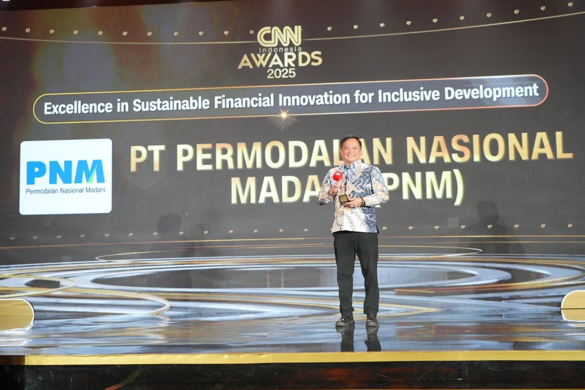 PNM Raih Penghargaan Inovasi Keuangan Berkelanjutan di CNN Indonesia Awards 2025, Apa Itu Orange Bonds?