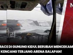 Balap Mobil di Gunungkidul Porak-Poranda Diterjang Angin Kencang, Event Dihentikan