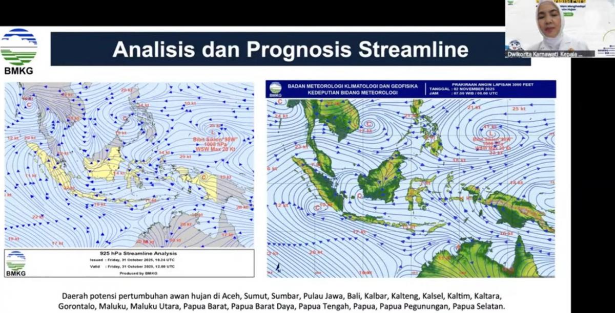 4 Faktor BMKG Penyebab Hujan Lebat hingga Ekstrem 1-7 November 2025