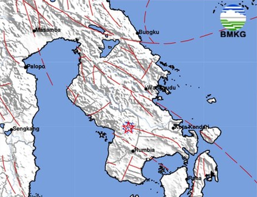 Gempa Magnitudo 2.9 Guncang Kolaka Timur, BMKG Ungkap Lokasi Episentrum