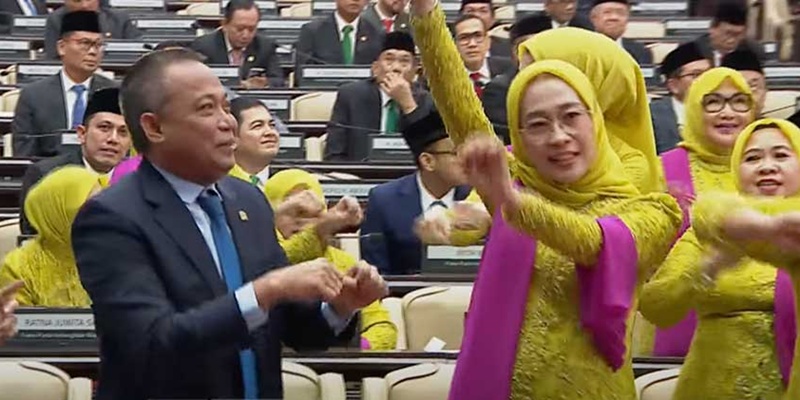 Saksi MKD: Respons Joget dan Nyanyi Peserta Sidang Tahunan Saat Orkestra Tampil