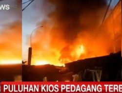Kebakaran Pasar Lama Cikarang: 45 Lapak Hangus, Kerugian Miliaran