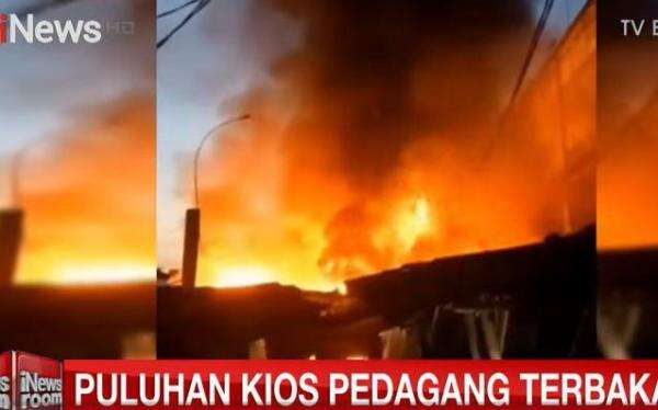 Kebakaran Pasar Lama Cikarang: 45 Lapak Hangus, Kerugian Miliaran