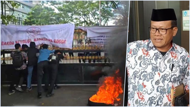 Demo Ricuh di DPRD Kota Bogor, Mahasiswa Sorot Kinerja Sugeng IPW