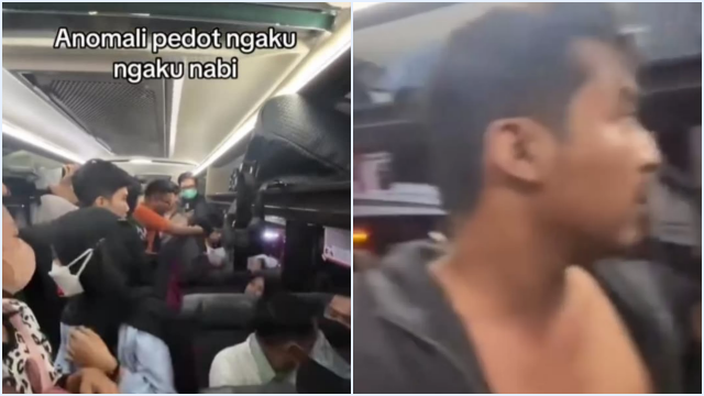 ODGJ Klaim Nabi Picu Keributan dan Diusir dari Bus di Terminal Purabaya