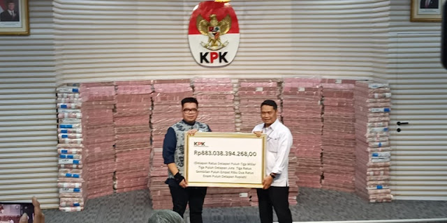 KPK Kembalikan Rp883 Miliar ke PT Taspen, Hasil Rampasan Kasus Korupsi Investasi Fiktif