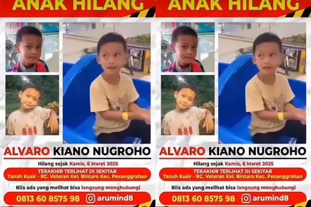 Kronologi Lengkap Kematian Alvaro Kiano: Ayah Tiri Ditahan Polisi, Jasad Ditemukan Jadi Kerangka