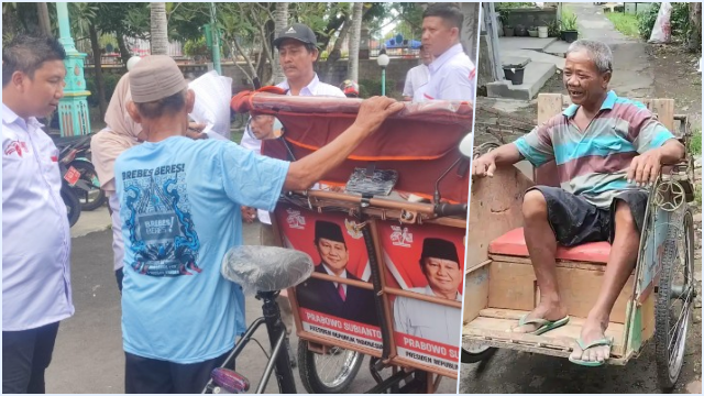 Bantuan Becak Listrik Prabowo Ditahan BUMDes Brebes, Pengayuh Daklan Kecewa
